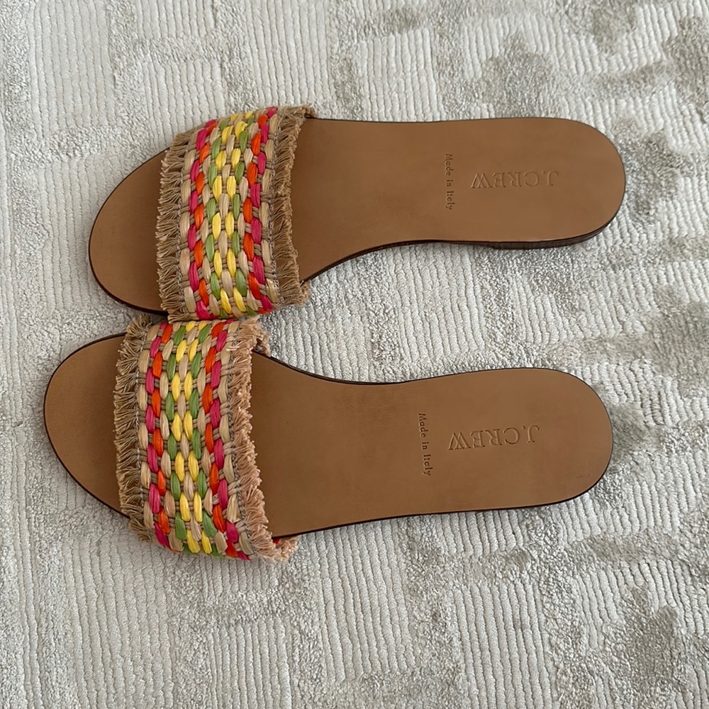 J.Crew Raffia Sandals